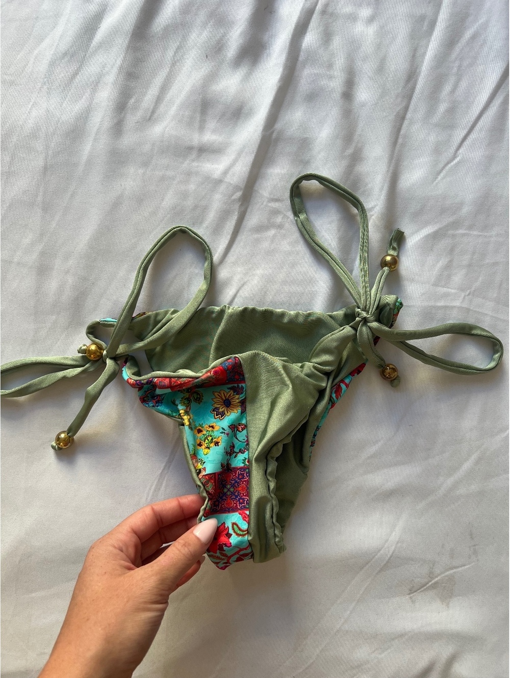 Floral String Bikini Set - Picture 3 of 5